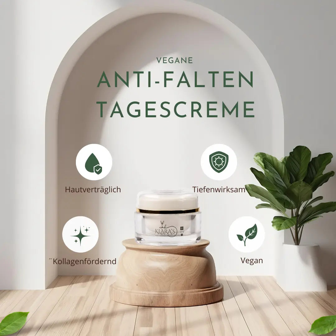 Klaras Veganes Anti-Falten Tagescreme 30ml. Klara`s Skincare